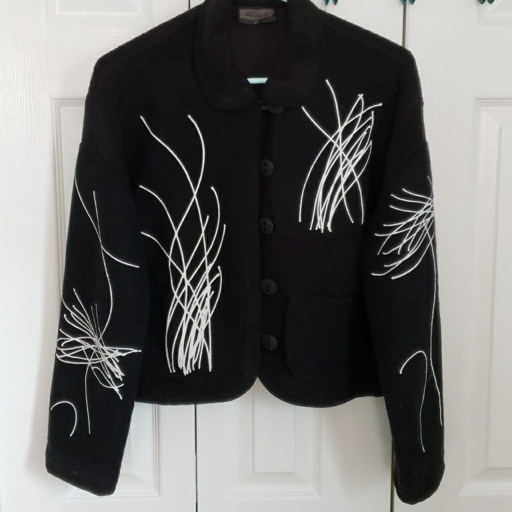 Alissa Black Artsy Jacket
